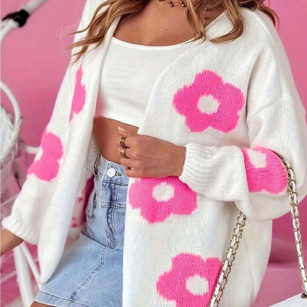 Floral cardigan